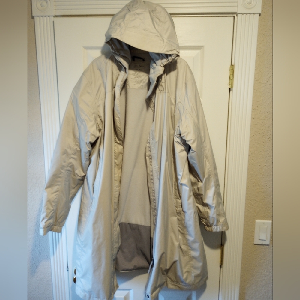 Lined LLBean rain jacket
